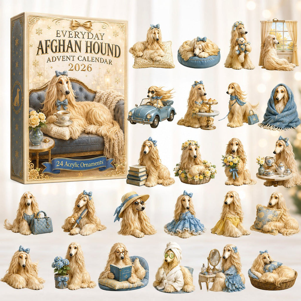 Everyday Afghan Hound advent calendar