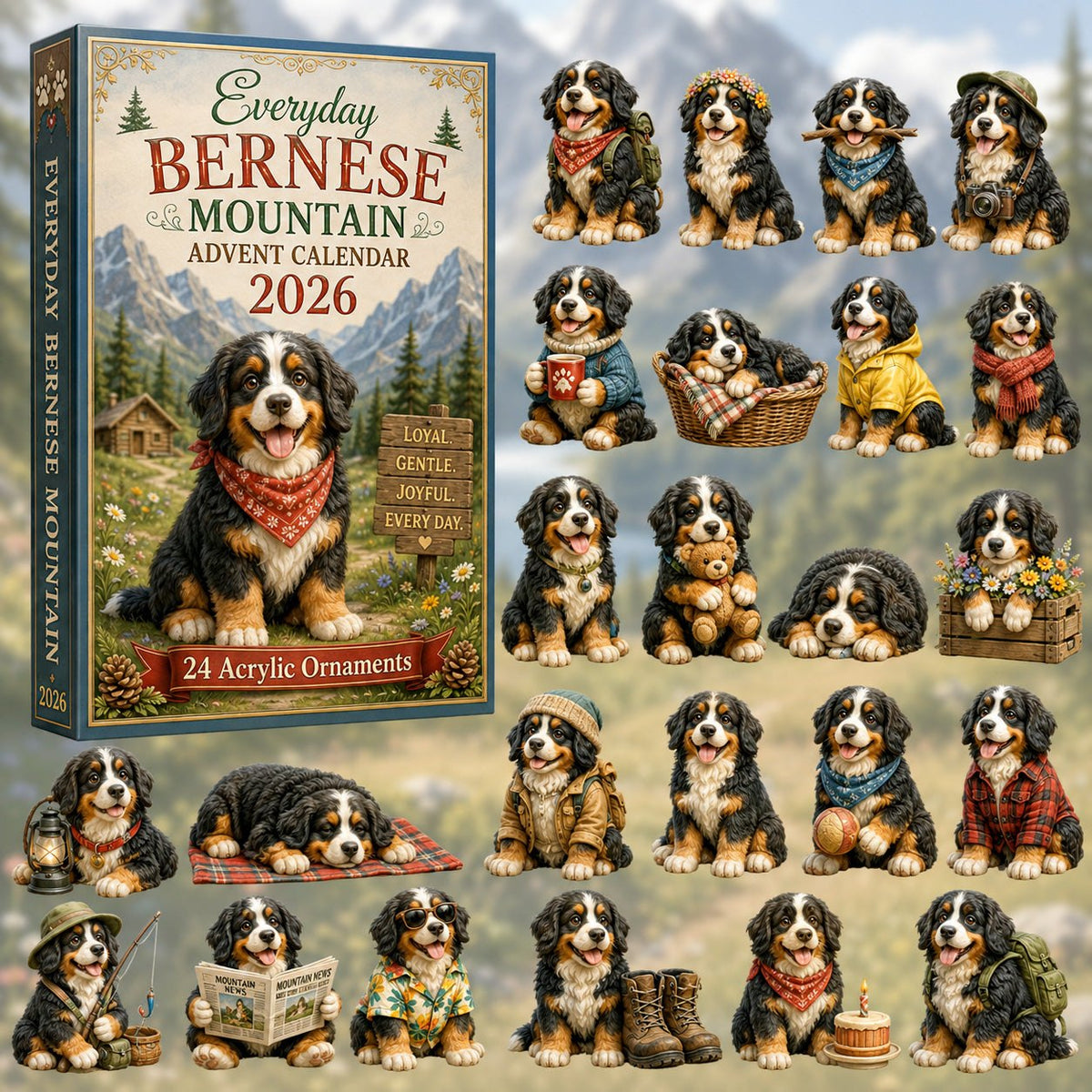 Everyday Bernese Mountain advent calendar