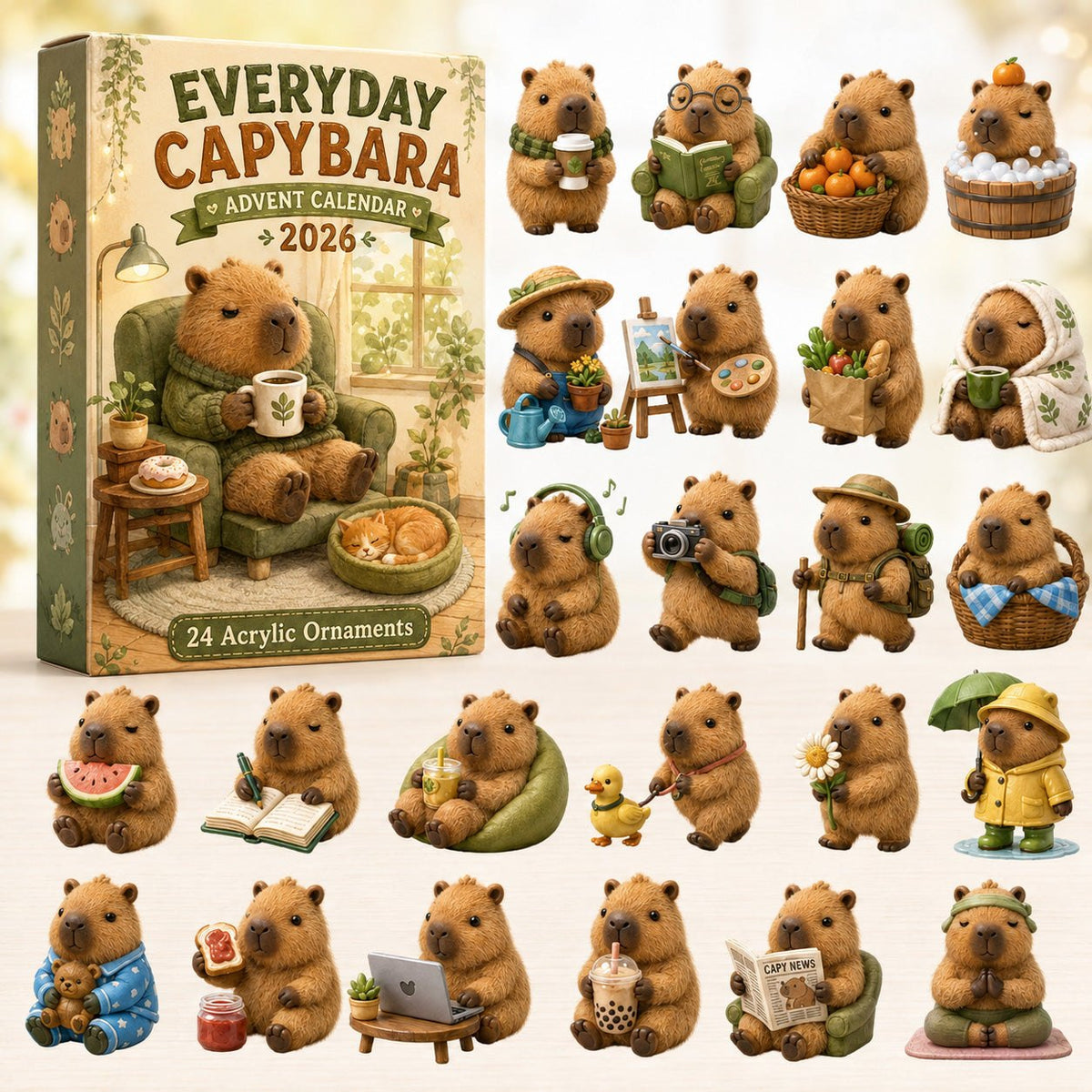 Everyday Capybara advent calendar