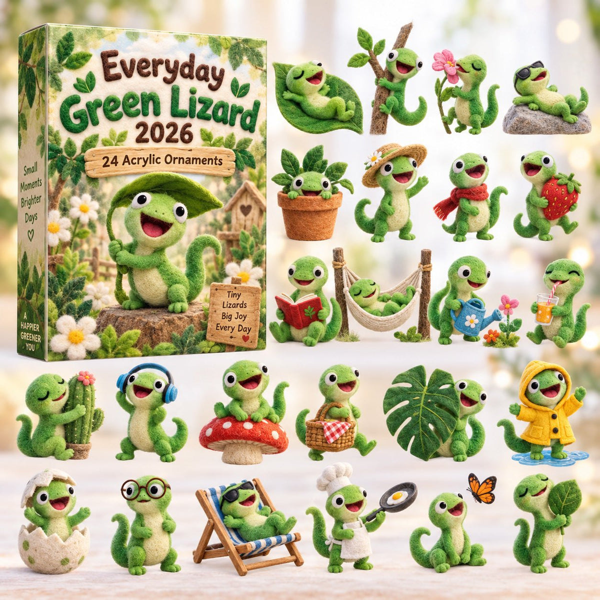 Everyday Green Lizard advent calendar