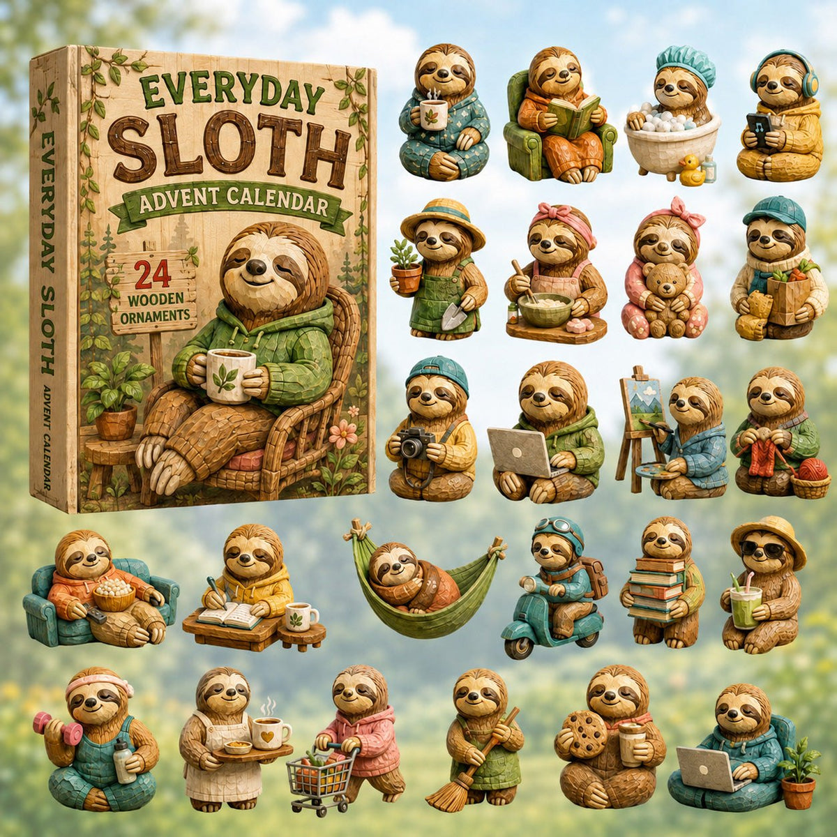 Everyday Sloth advent calendar