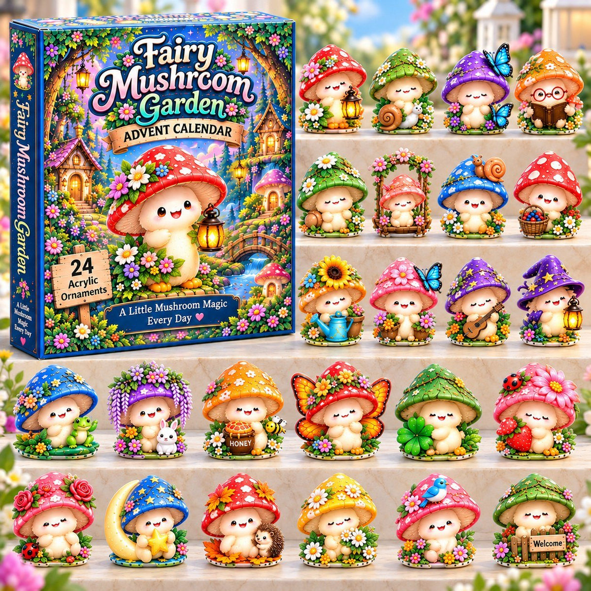 Fairy Mushroom Garden advent calendar