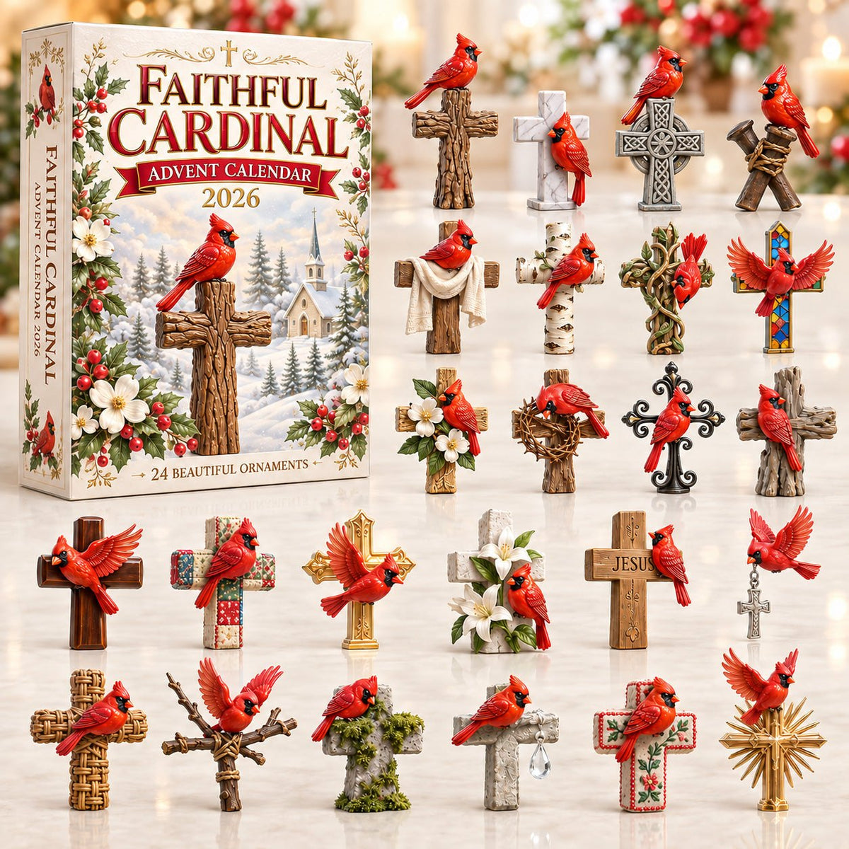 Faithful Cardinal advent calendar