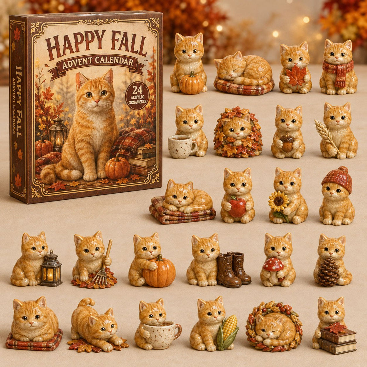 Fall Ginger Cat advent calendar