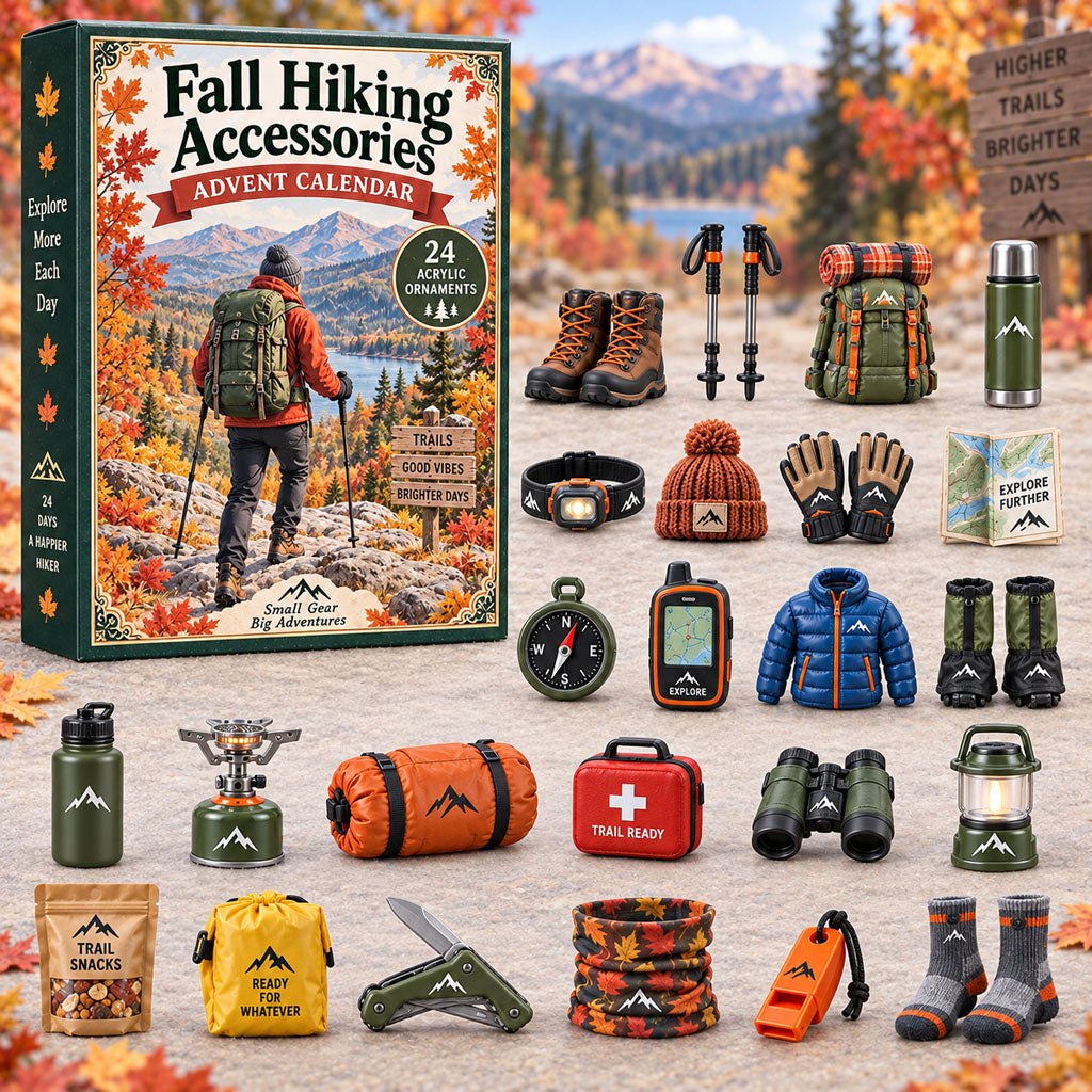 Fall Hiking Accessories advent calendar
