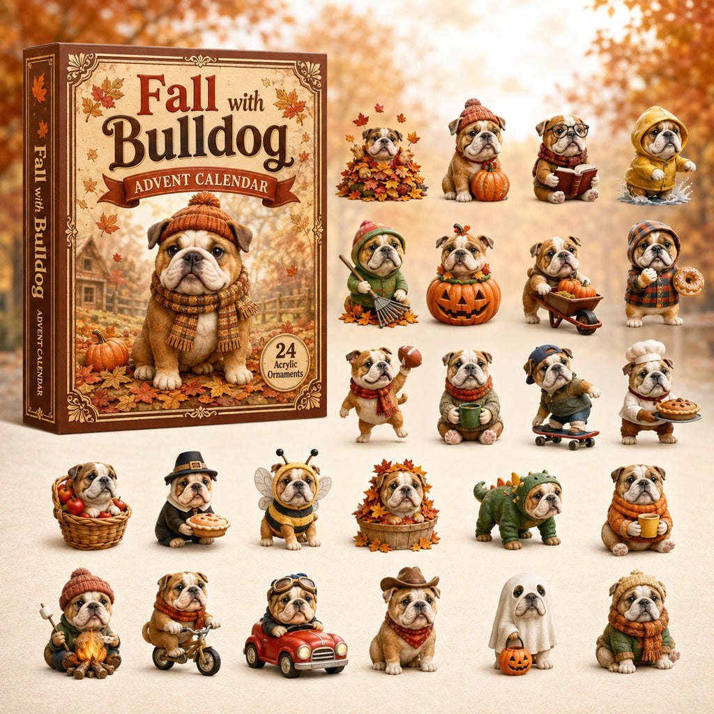 Fall With Bulldog advent calendar