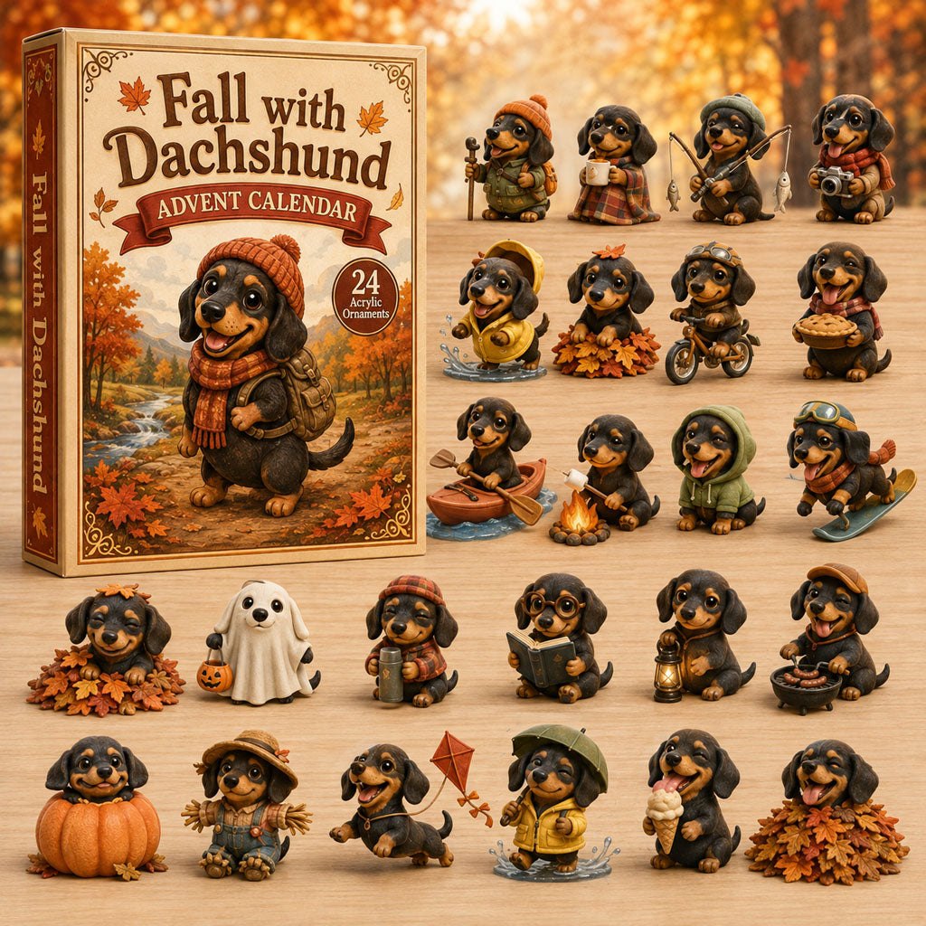 Fall With Dachshund advent calendar