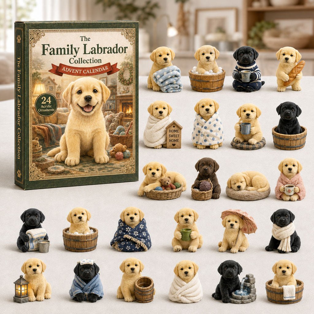 Family Labrador advent calendar
