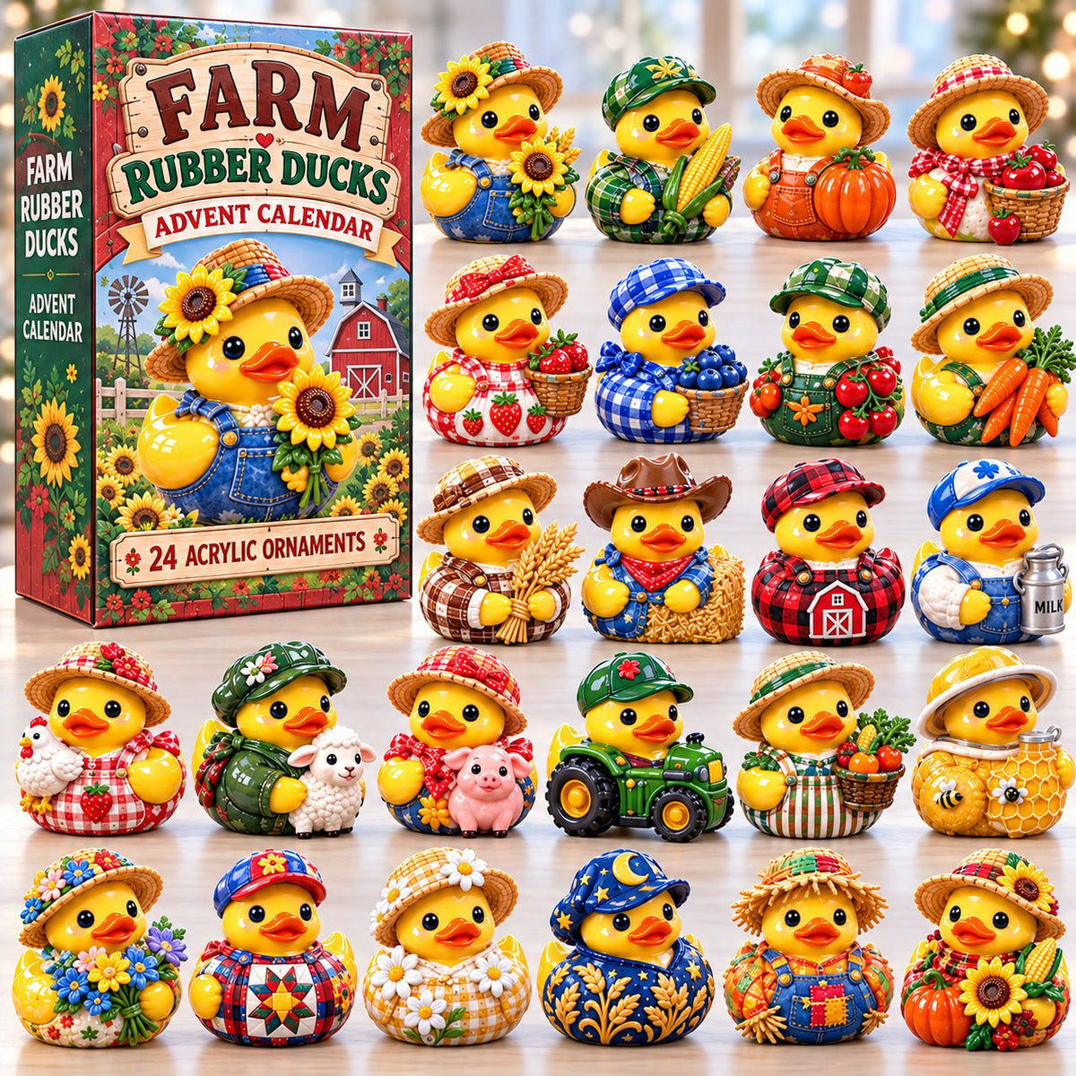 Farm Rubber Ducks advent calendar