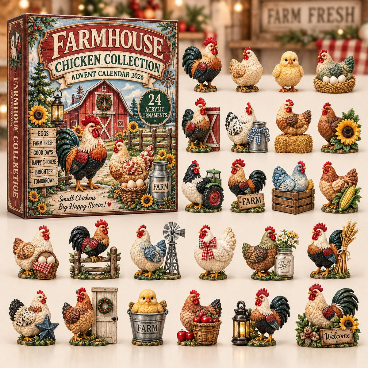 Farmhouse Chicken advent calendar