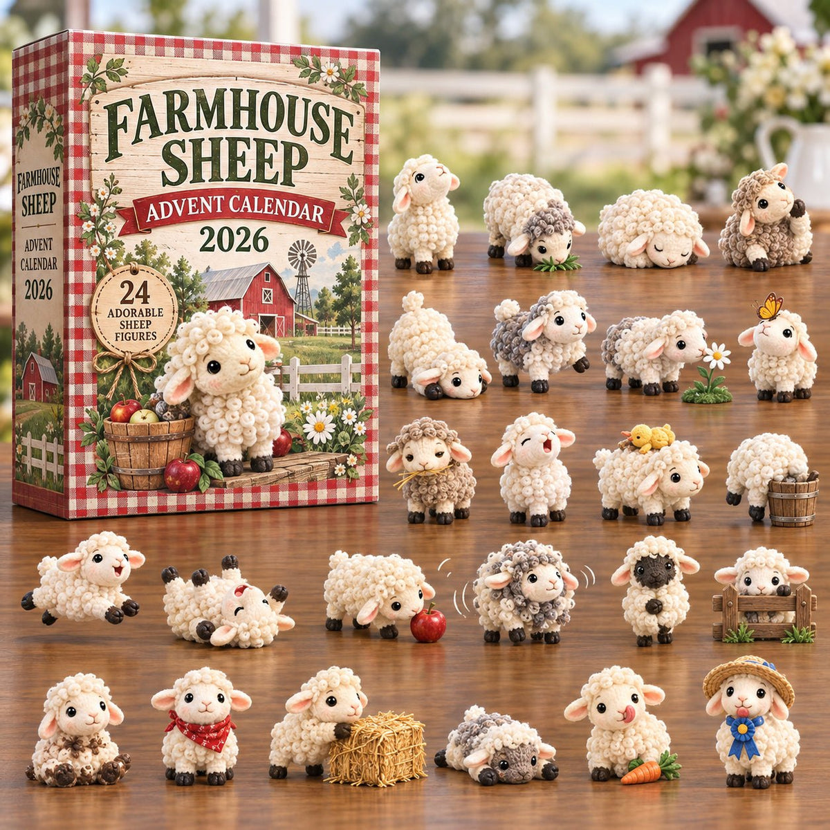 Farmhouse Sheep advent calendar