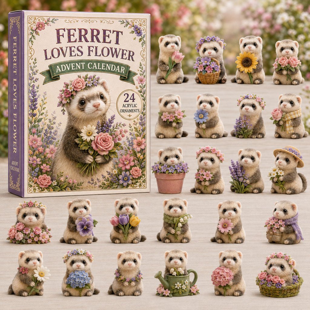 Ferret Loves Flower advent calendar