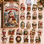 Festive Christmas Owl advent calendar