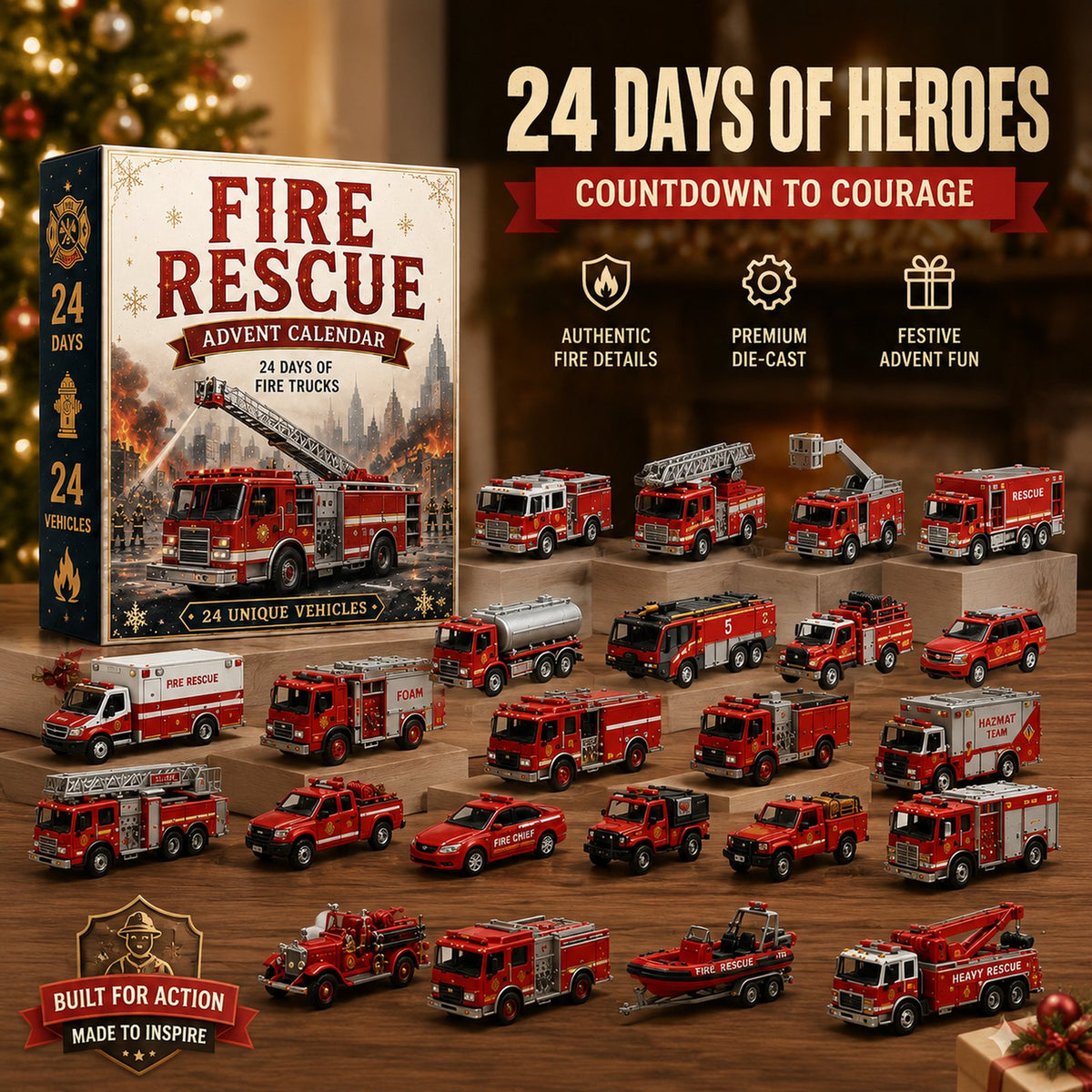 Fire Rescue 24-Day advent calendar