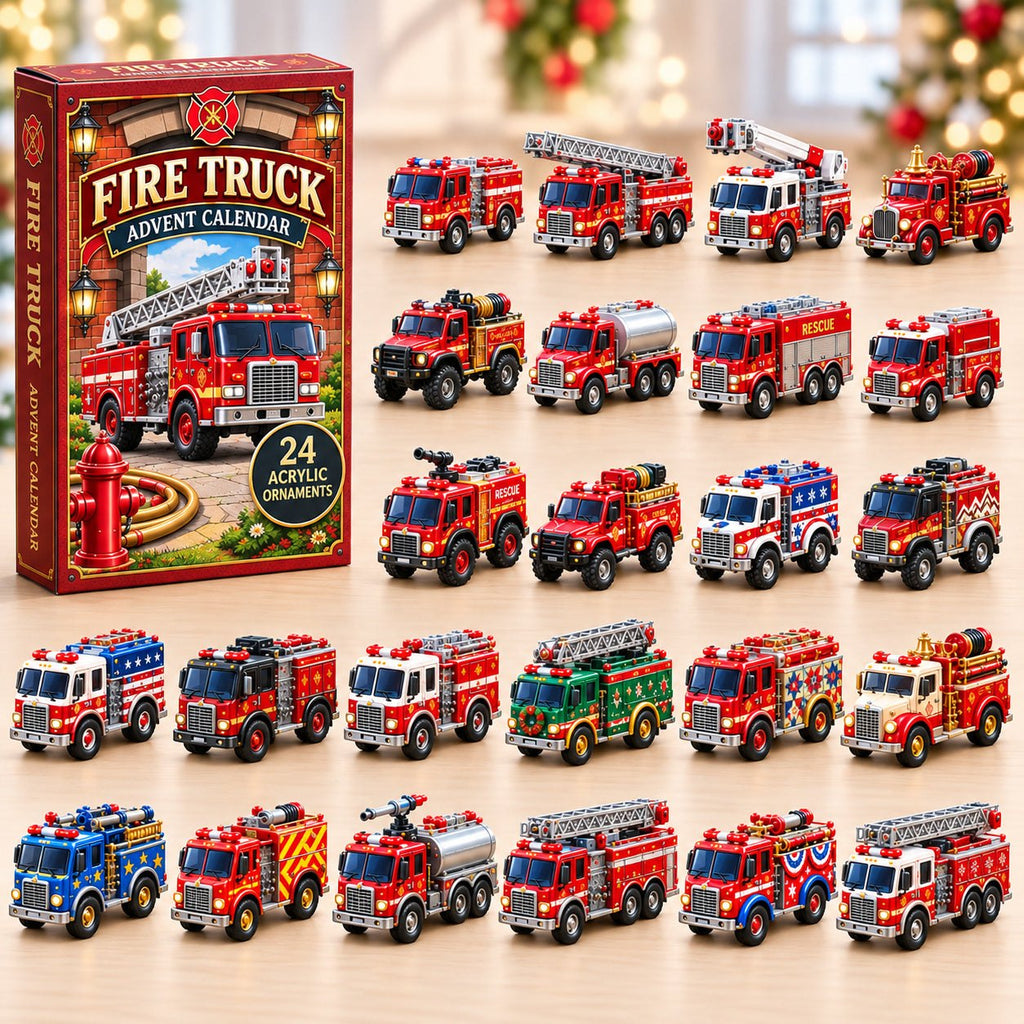 Fire Truck advent calendar