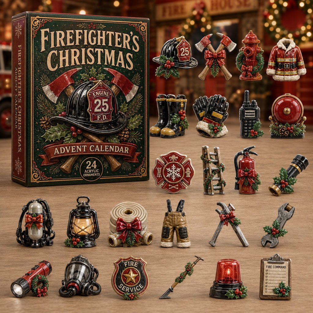 Firefighter Christmas advent calendar