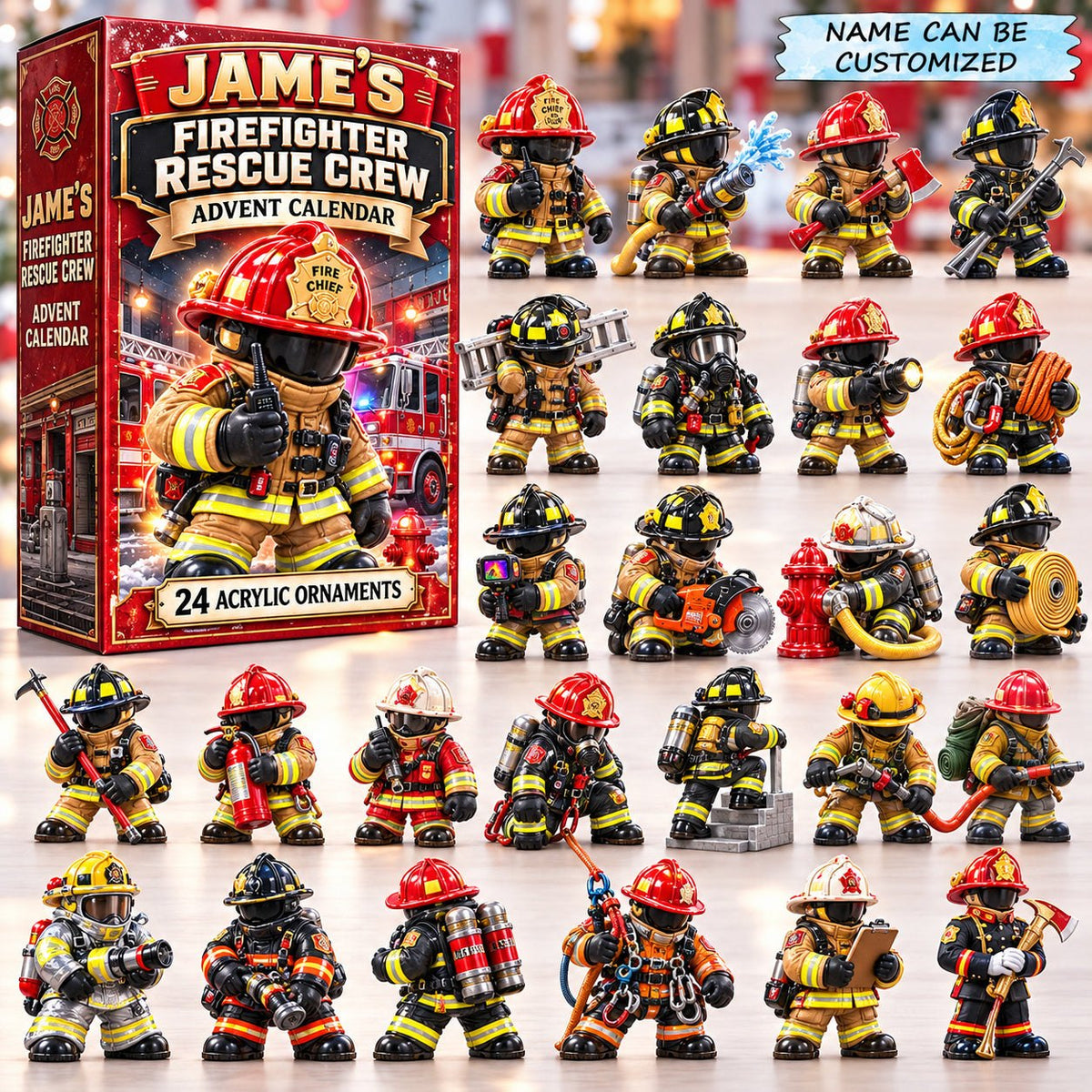 Firefighter Crew advent calendar