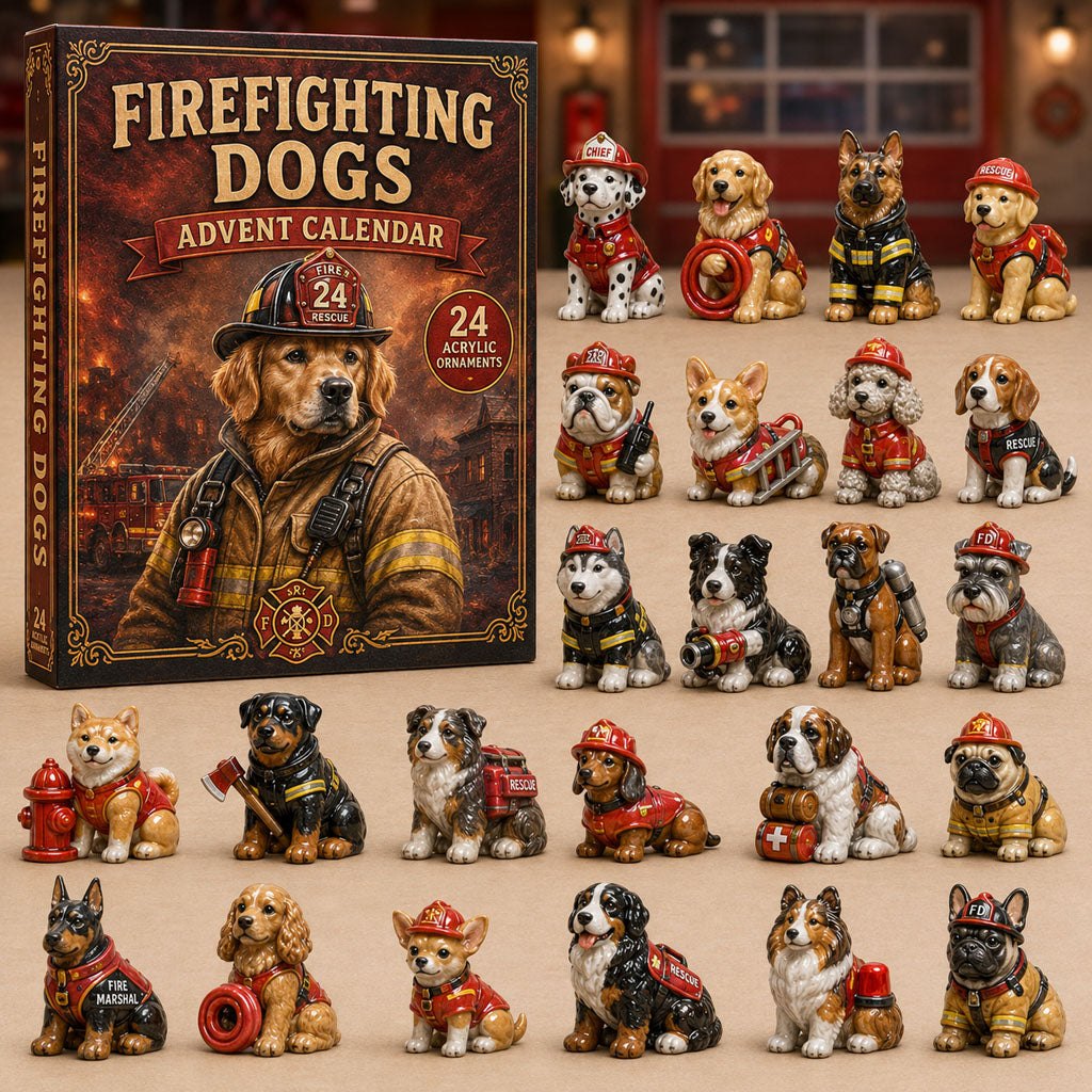 Firefighting Dogs advent calendar