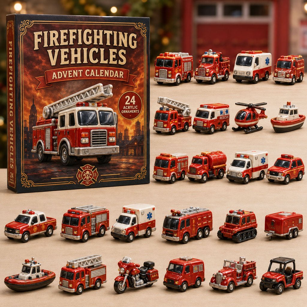 Firefighting Vehicles advent calendar