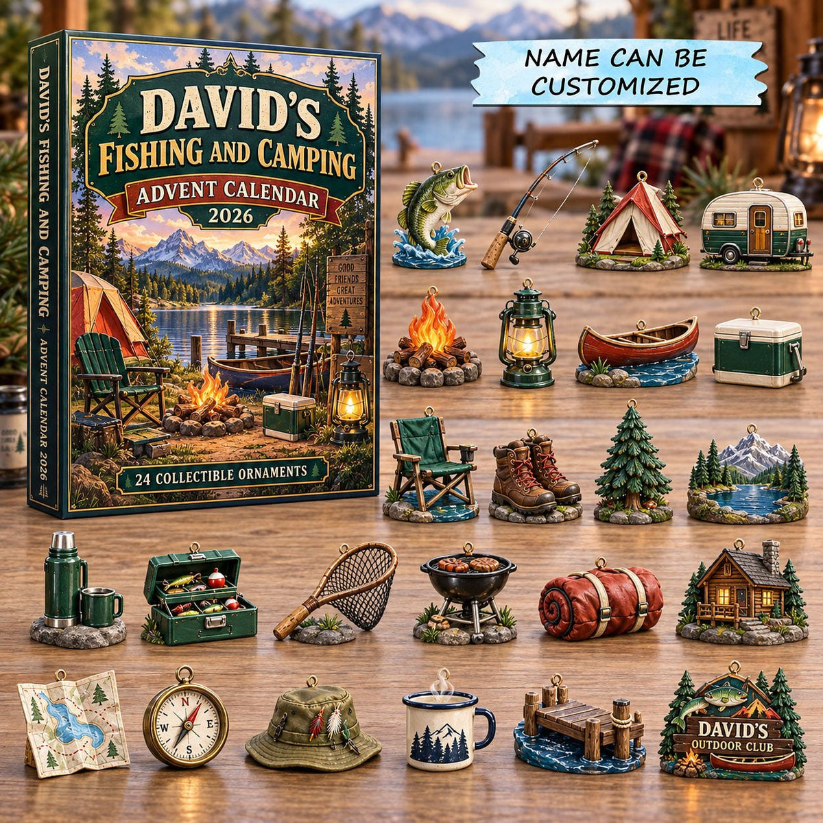 Fishing Camping advent calendar