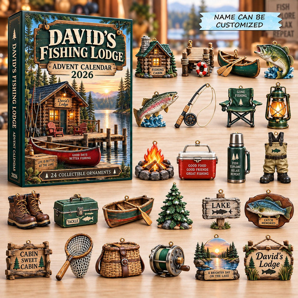 Fishing Lodge advent calendar
