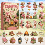 Flamingo Camping Girls advent calendar