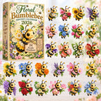 Floral Bumblebee advent calendar