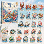 Floral Shellfish advent calendar