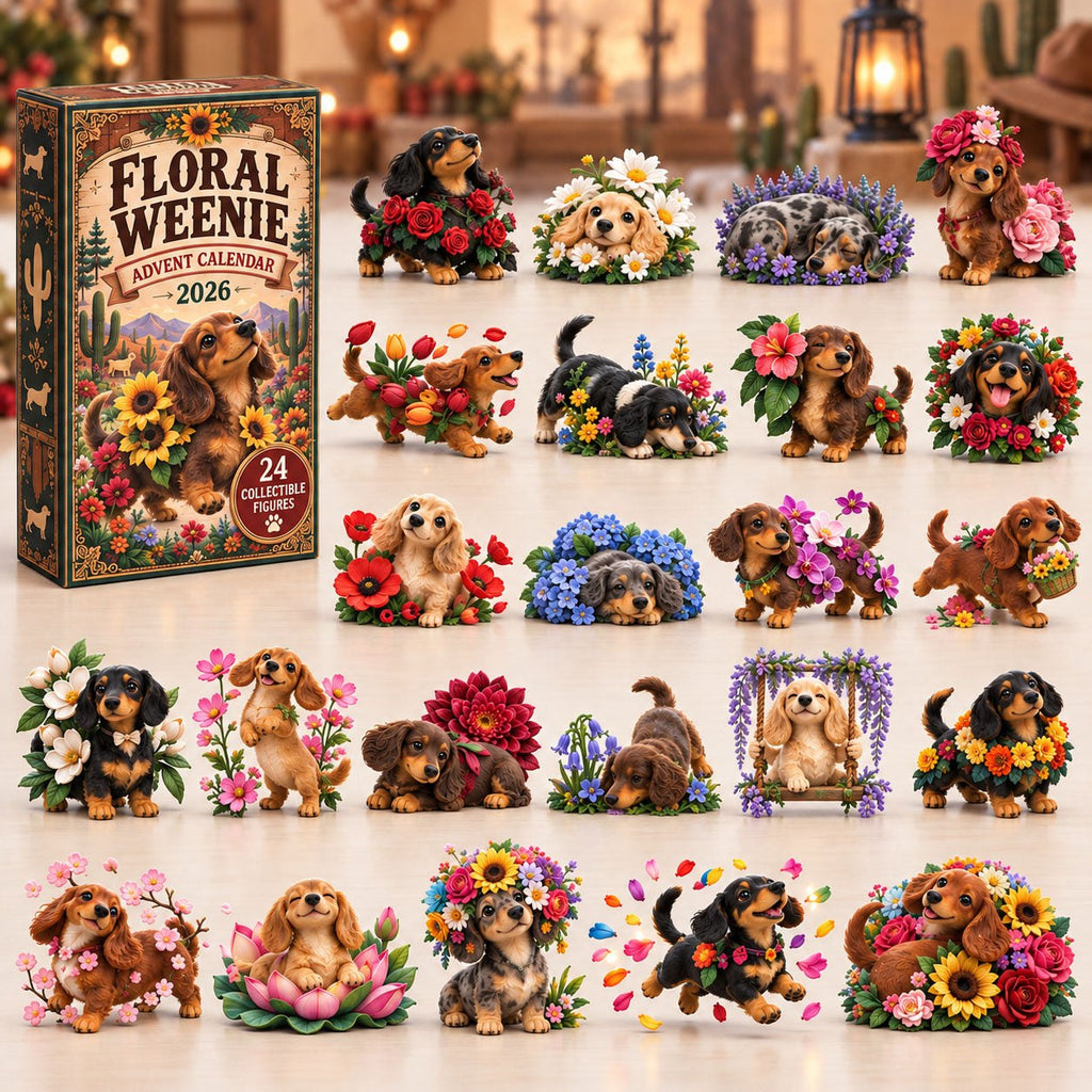 Floral Weenie advent calendar