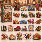 Floral Weenie advent calendar