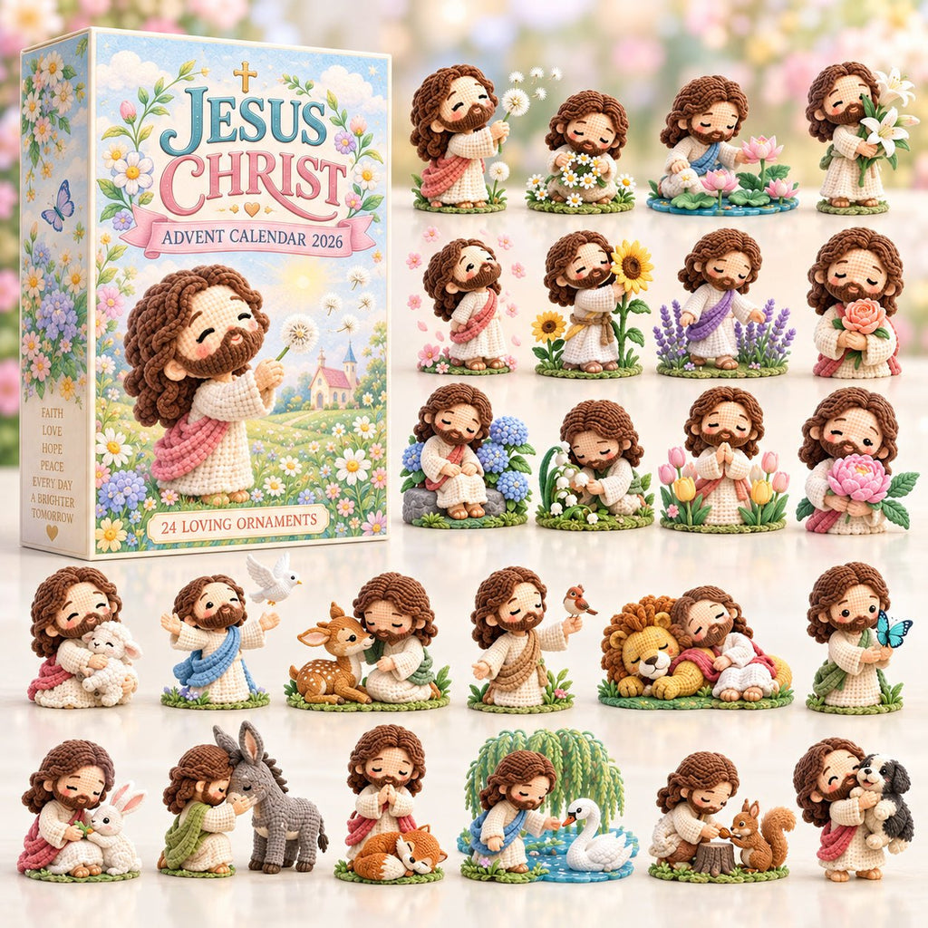 Flower Garden Jesus Christ advent calendar