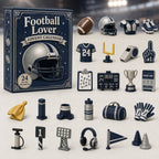 Football Blue Theme advent calendar