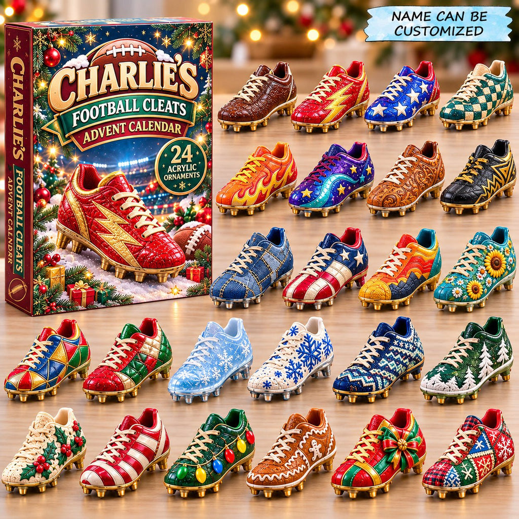 Football Cleats advent calendar