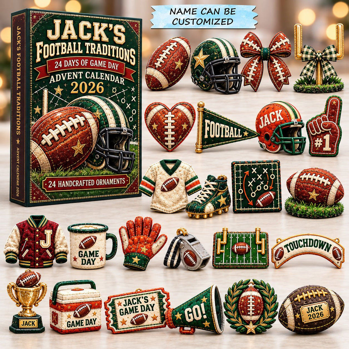 Football Game Day Traditions advent calendar