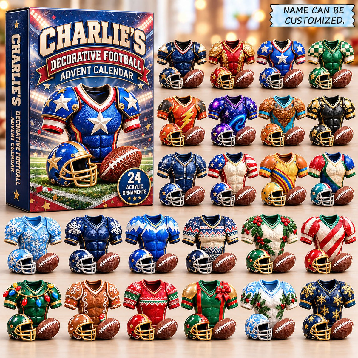 Football Jersey advent calendar
