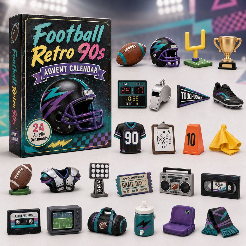 Football Retro 90s advent calendar