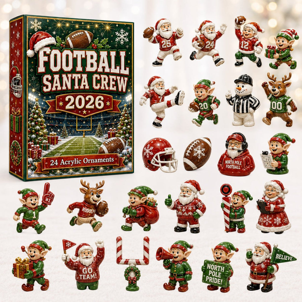 Football Santa Crew advent calendar