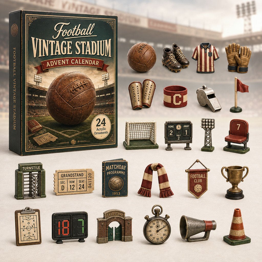 Football Vintage Stadium advent calendar