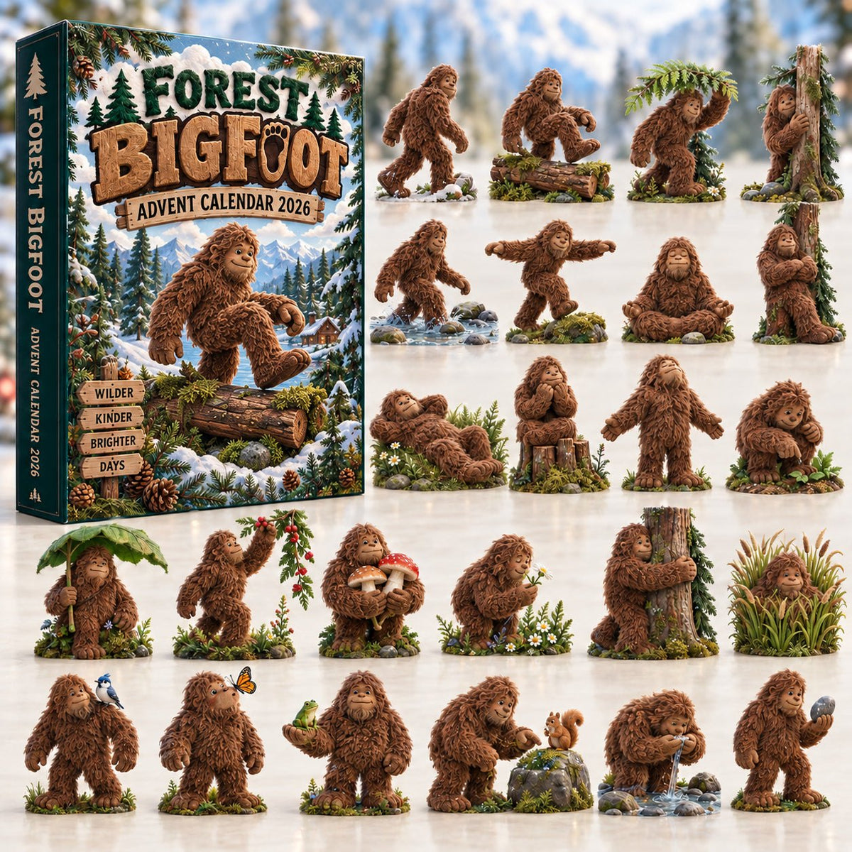 Forest Bigfoot advent calendar