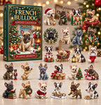 French Bulldog Christmas advent calendar
