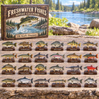 Freshwater Fishes advent calendar