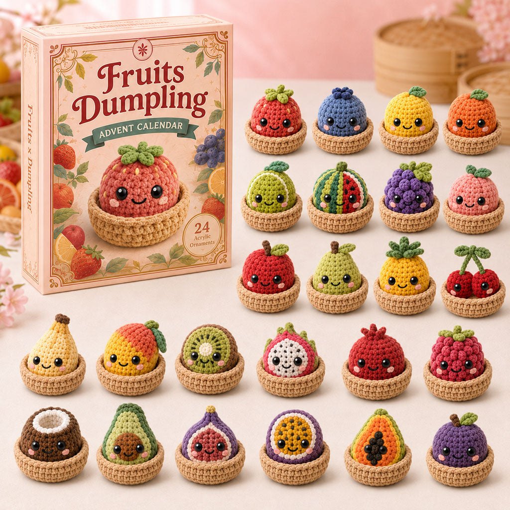 Fruits Dumpling Crochet advent calendar