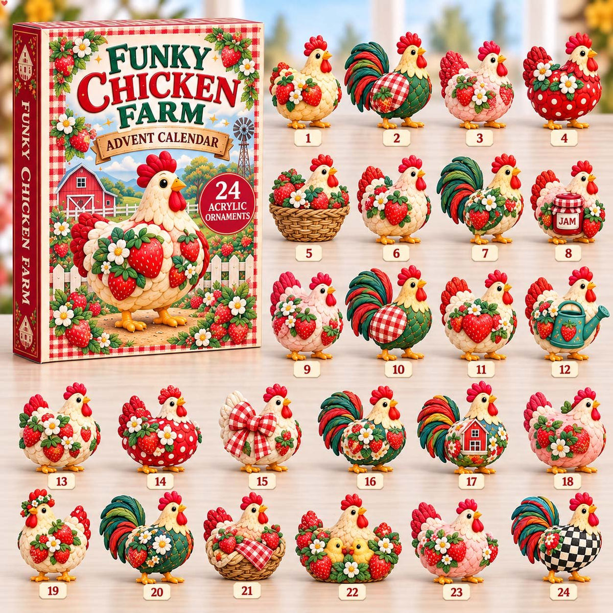 Funky Chicken Farm advent calendar