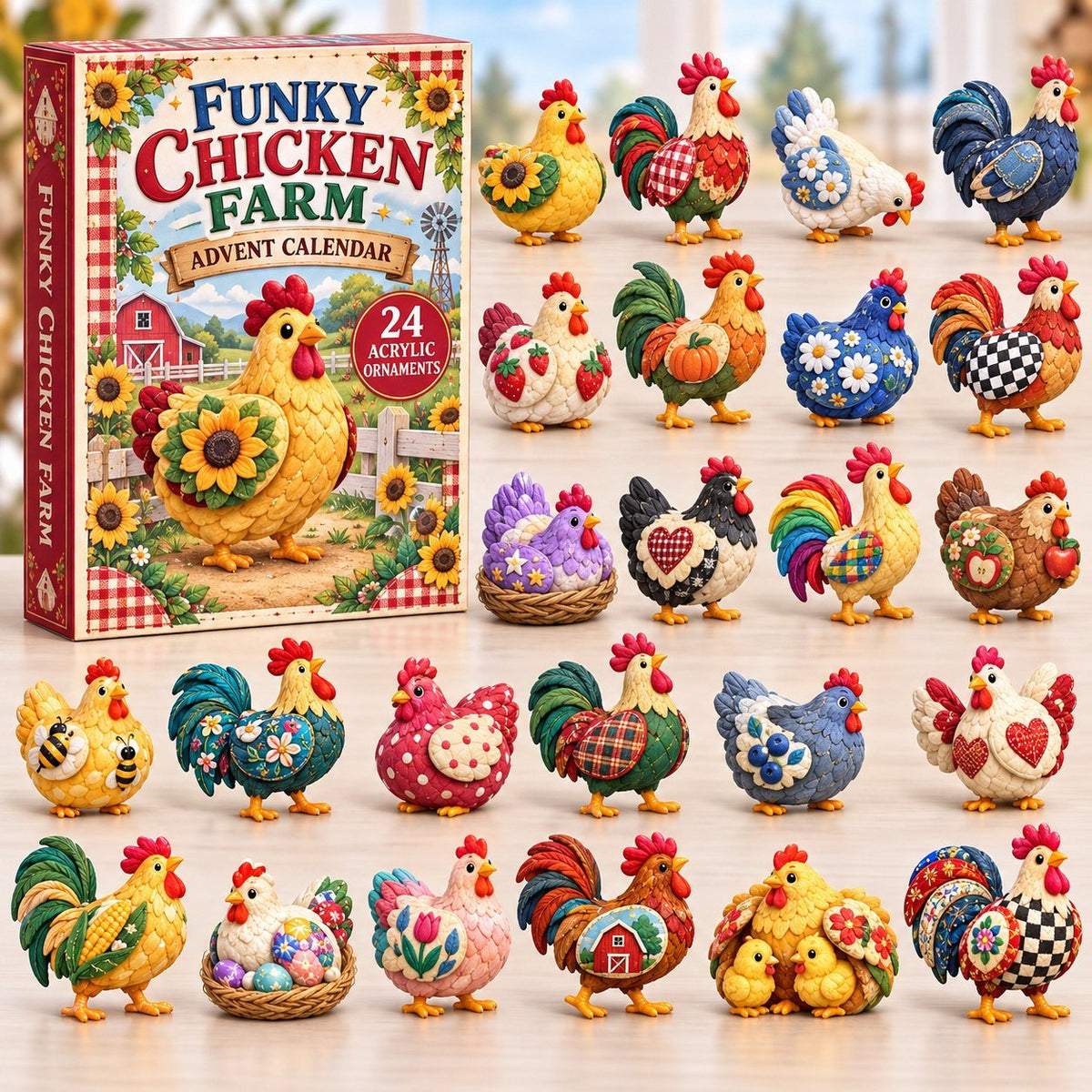 Funky Chicken Farm advent calendar