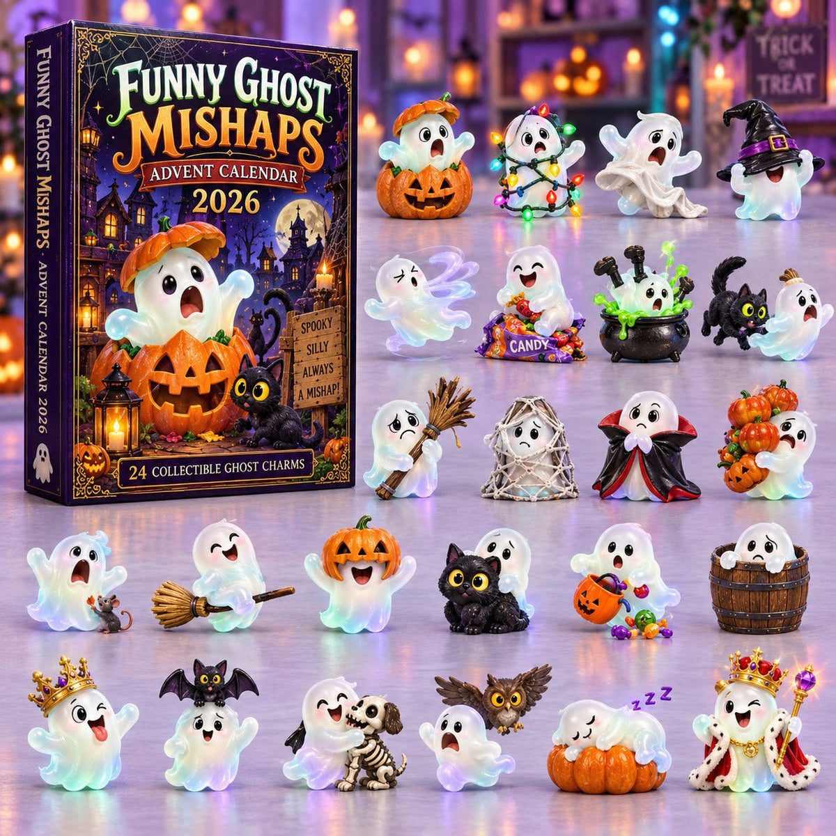 Funny Ghost Mishaps advent calendar