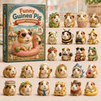 Funny Guinea Pig Vacation advent calendar