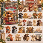 Funny Highland Cow advent calendar