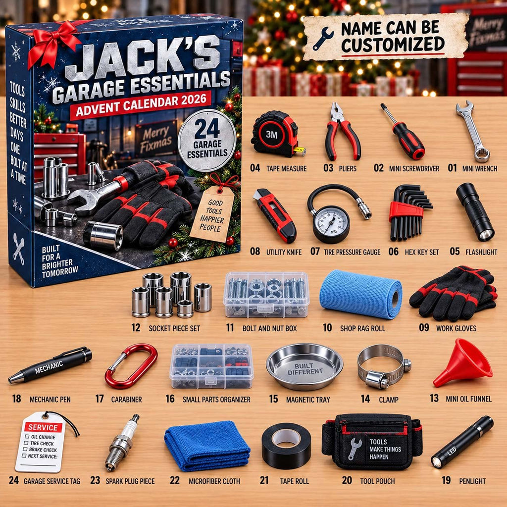 Garage Essentials advent calendar