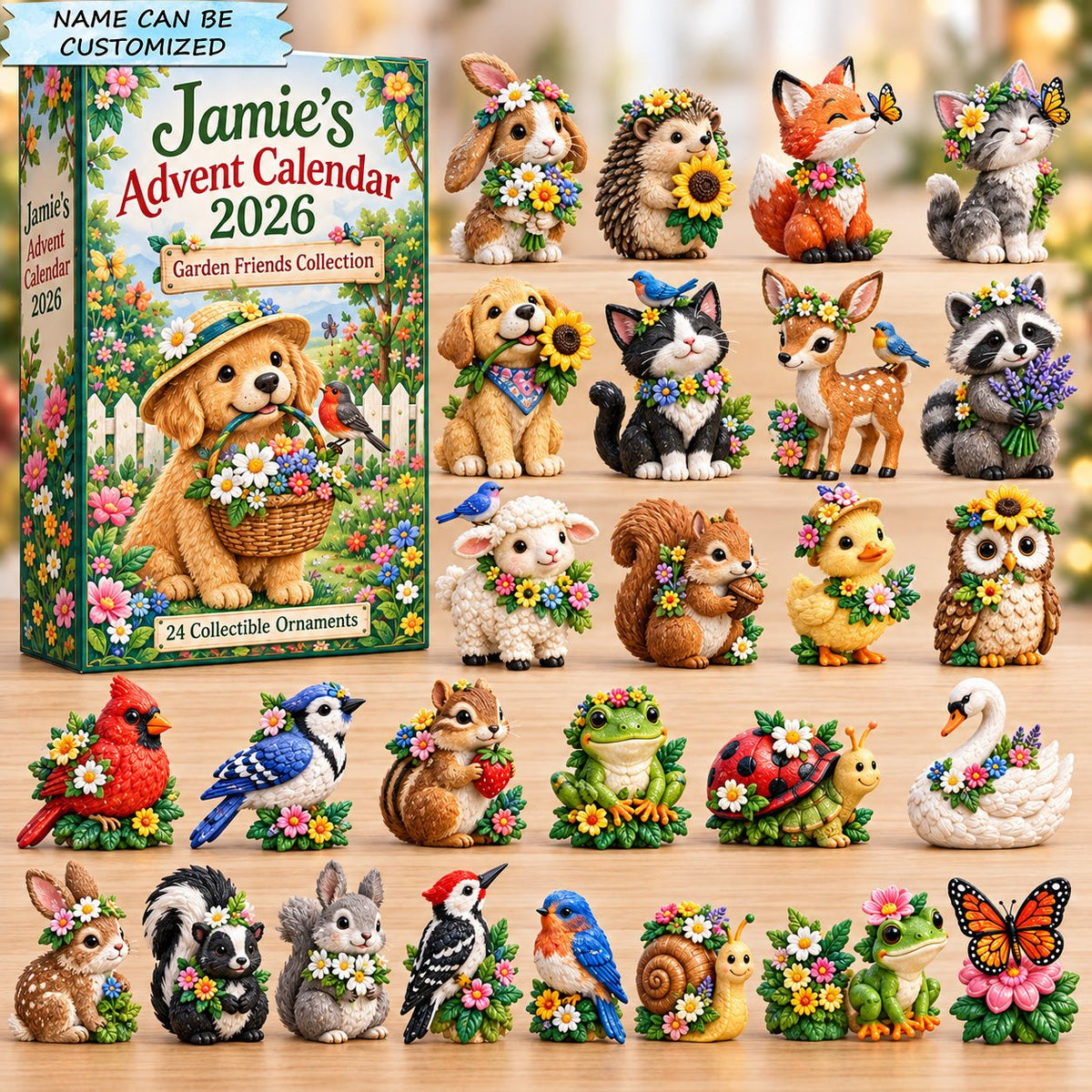 Garden Animal Friends advent calendar