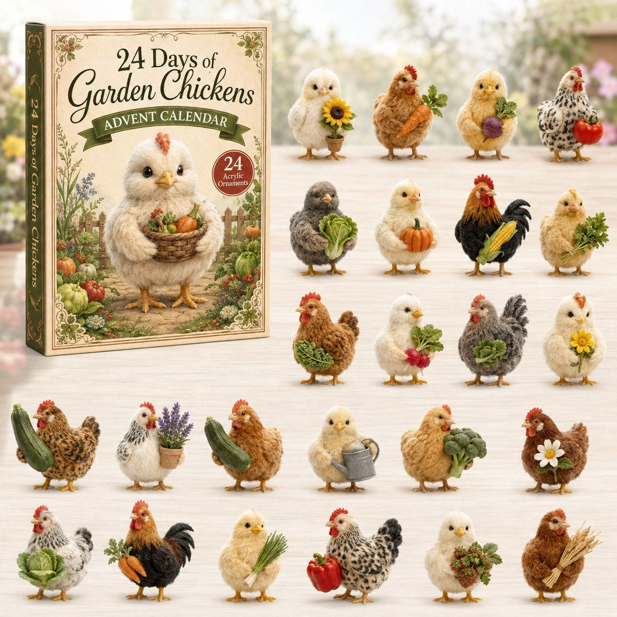 Garden Chicken advent calendar